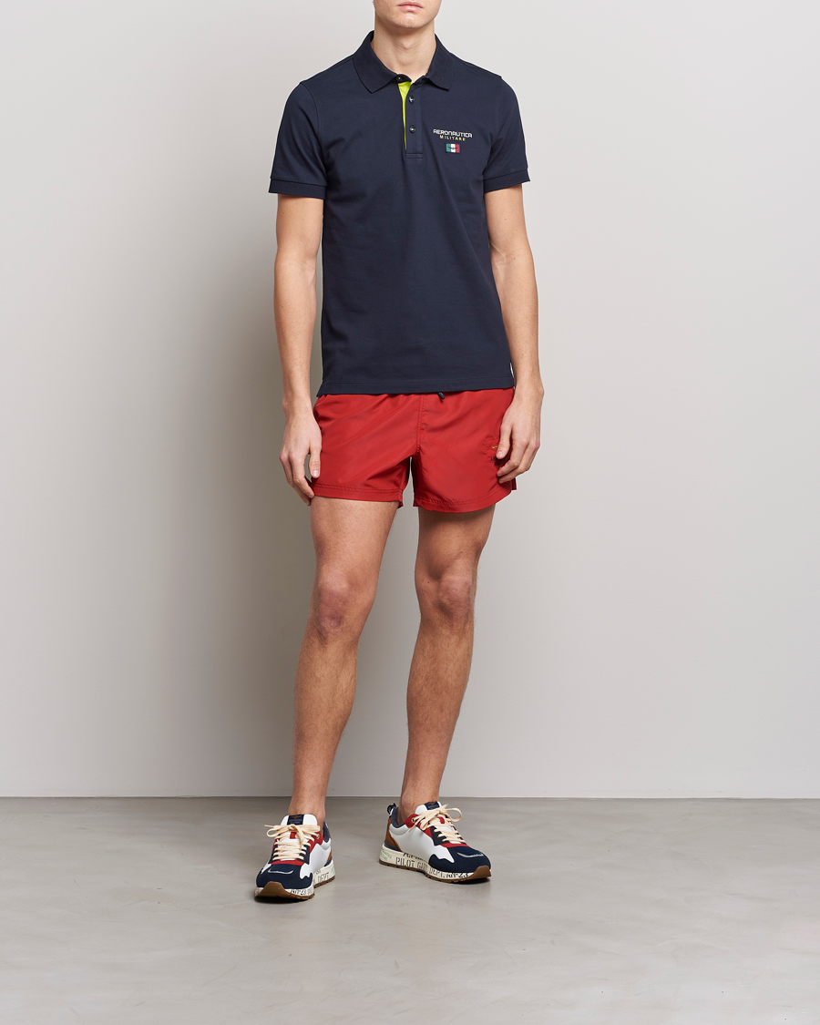 Herre | Badeshorts | Aeronautica Militare | Costume Swim Shorts Red