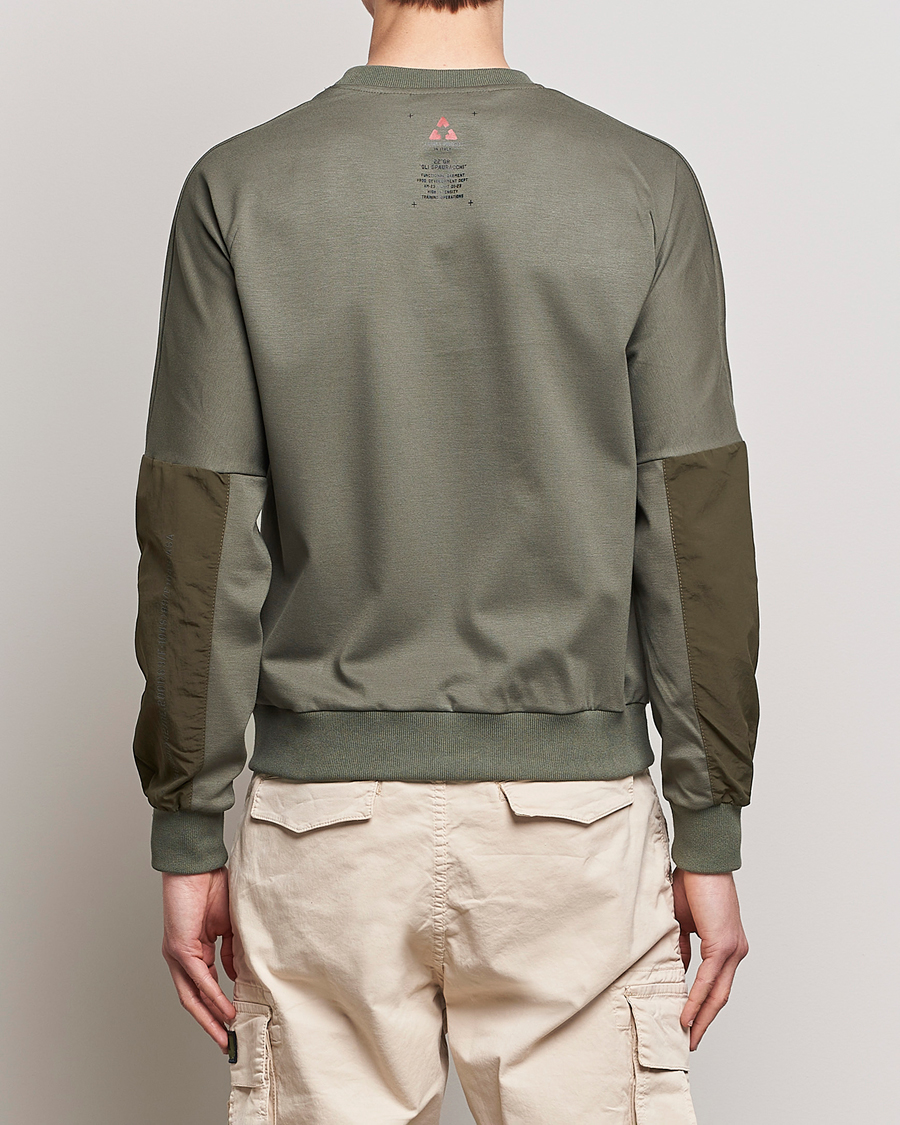 Herre | Gensere | Aeronautica Militare | Felpa Girocollo Zip Sweater Dark Green