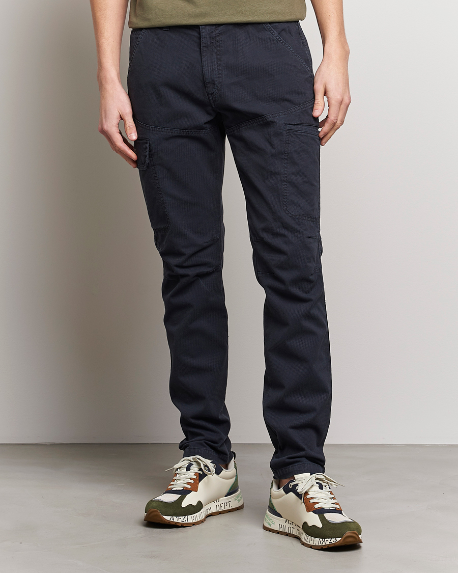 Herre |  | Aeronautica Militare | Stretch Cotton Pocket Pants Navy