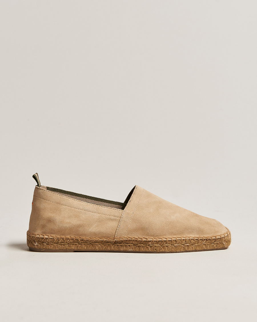 Herre | Castañer Pablo Casual Suede Espadrilles Cream | Castañer | Pablo Casual Suede Espadrilles Cream