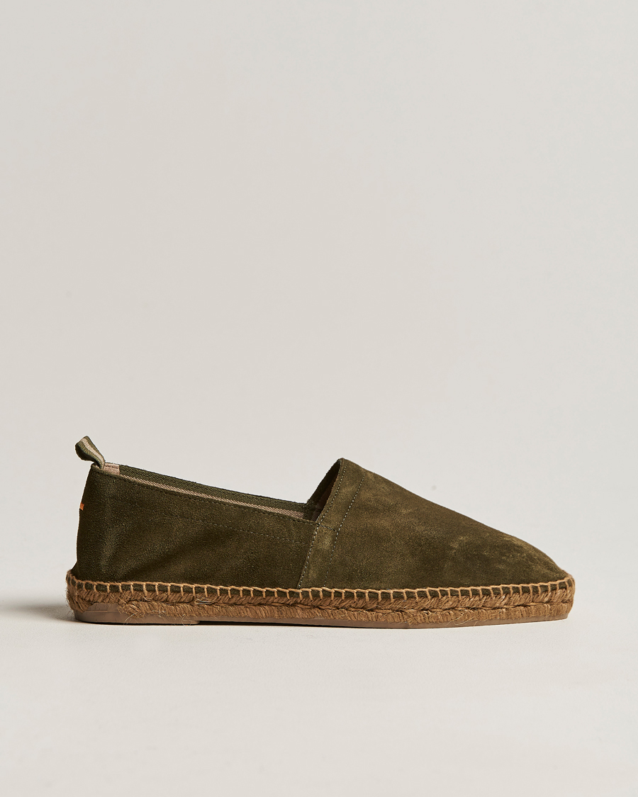 Herre | Castañer Pablo Casual Suede Espadrilles Musgo | Castañer | Pablo Casual Suede Espadrilles Musgo