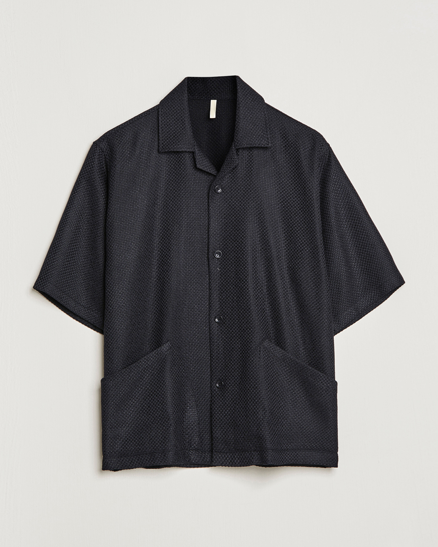 Herre | Skjorter | Sunflower | Coco Short Sleeve Cabana Shirt Black