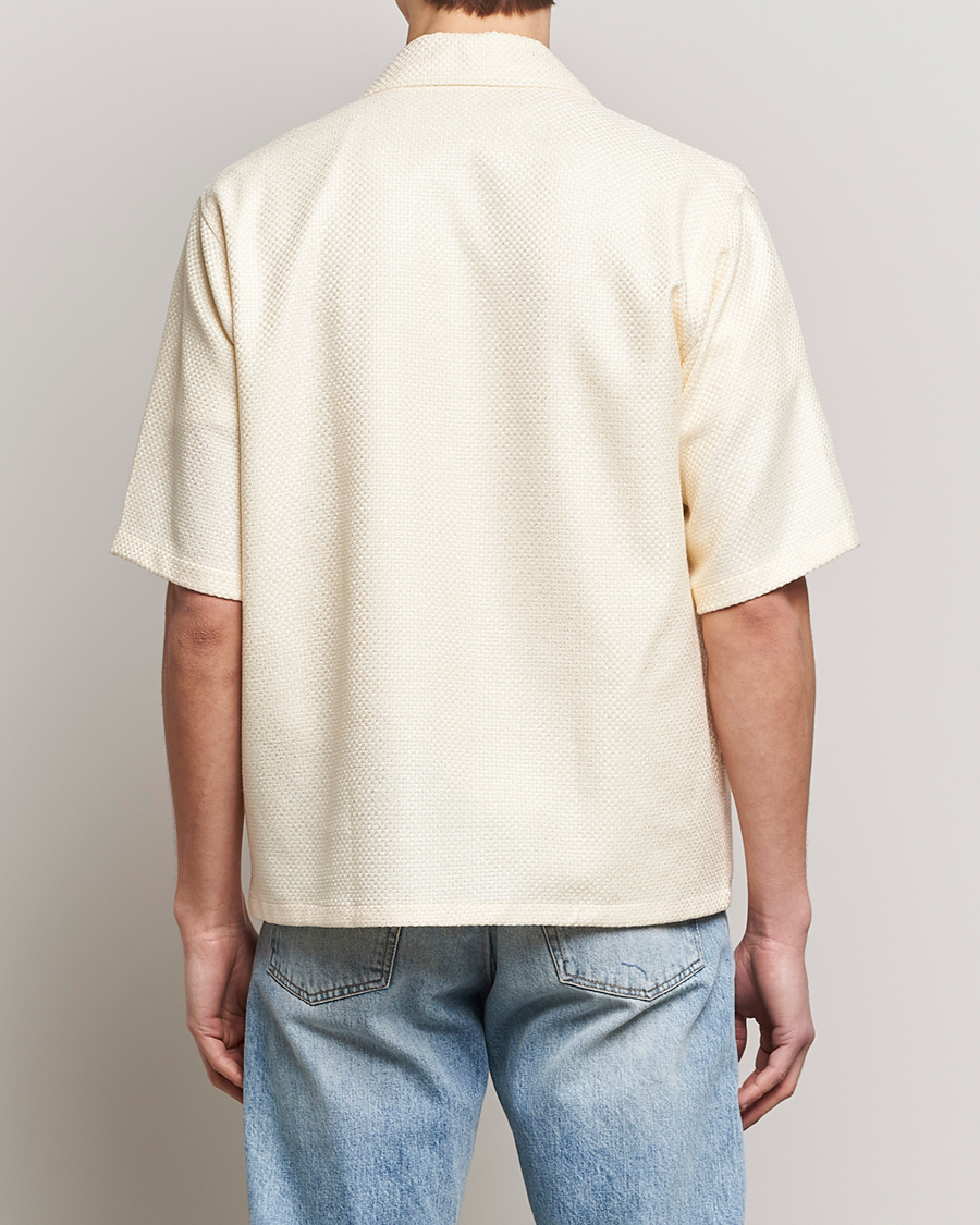 Herre | Skjorter | Sunflower | Coco Short Sleeve Cabana Shirt Off White