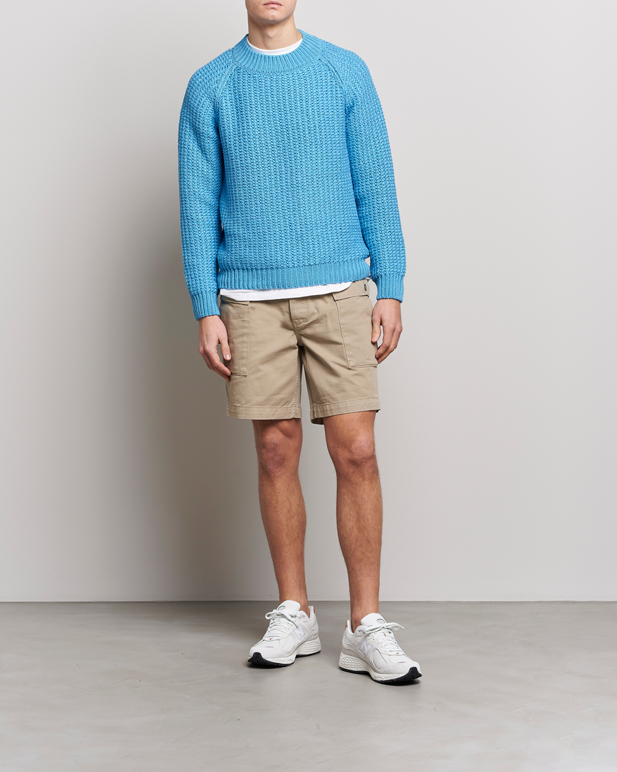 Herre | Gensere | Sunflower | Tape Heavy Sweater Blue