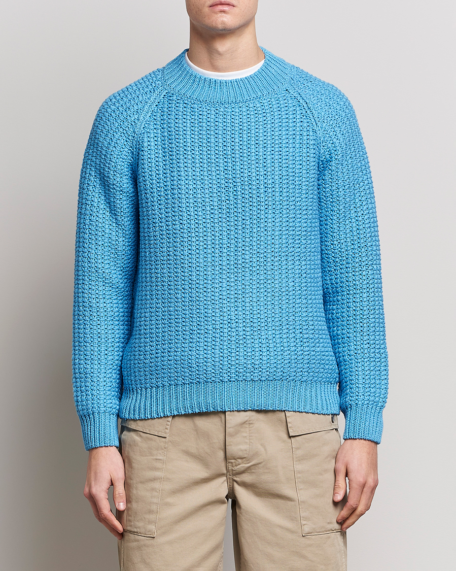 Herre | Gensere | Sunflower | Tape Heavy Sweater Blue