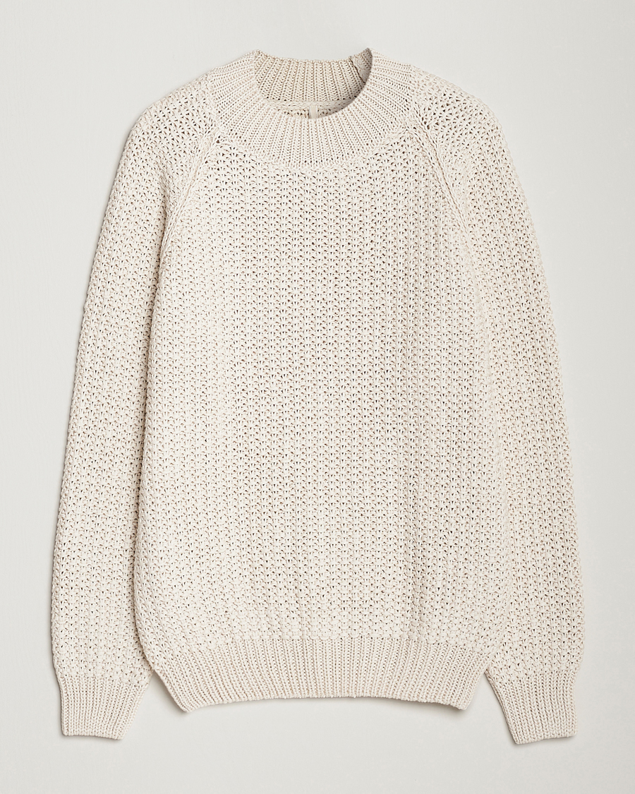 Herre | Gensere | Sunflower | Tape Heavy Sweater Off White