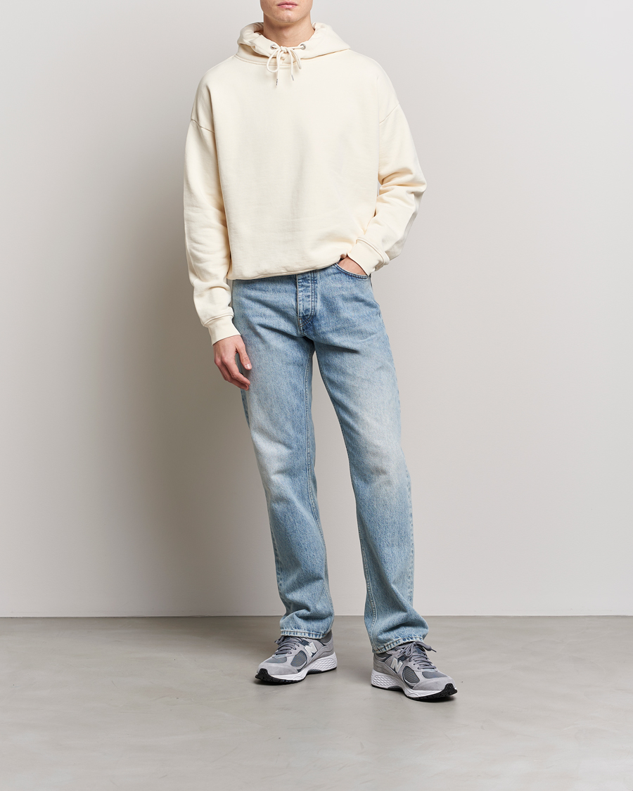 Herre | Gensere | Sunflower | Cotton Hoodie Off White