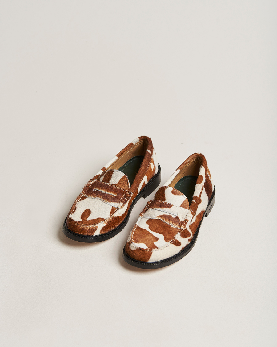 Herre |  | VINNY's | Yardee Moccasin Loafer Spotted Pony Hair