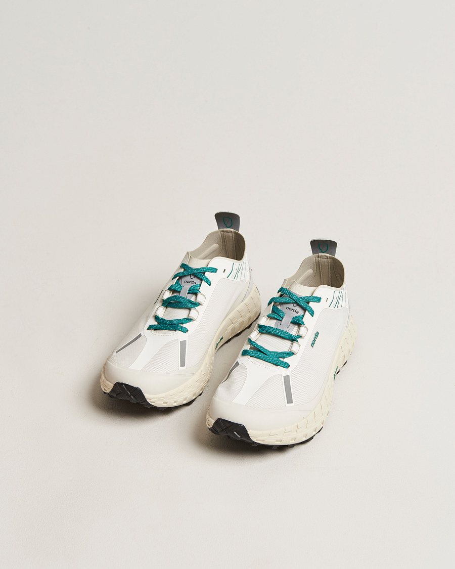 Herre | Hvite sneakers | Norda | 001 Running Sneakers White/Forest
