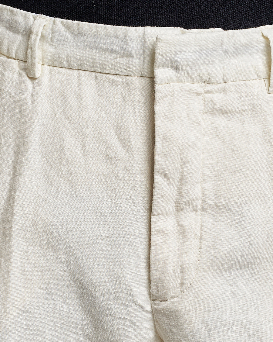 Herre | Bukser | Polo Ralph Lauren | Linen Pleated Trousers Cream