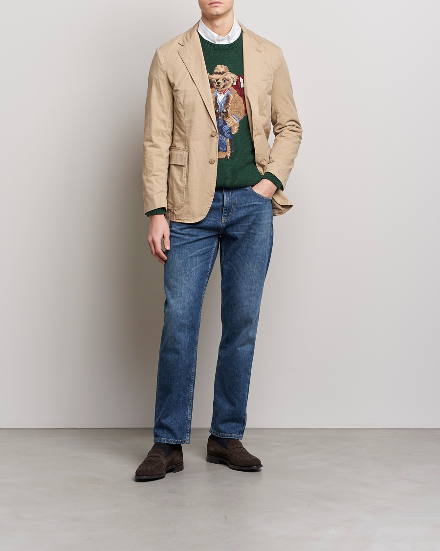 Herre | Dressjakker | Polo Ralph Lauren | Cotton Stretch Sportcoat Monument Tan