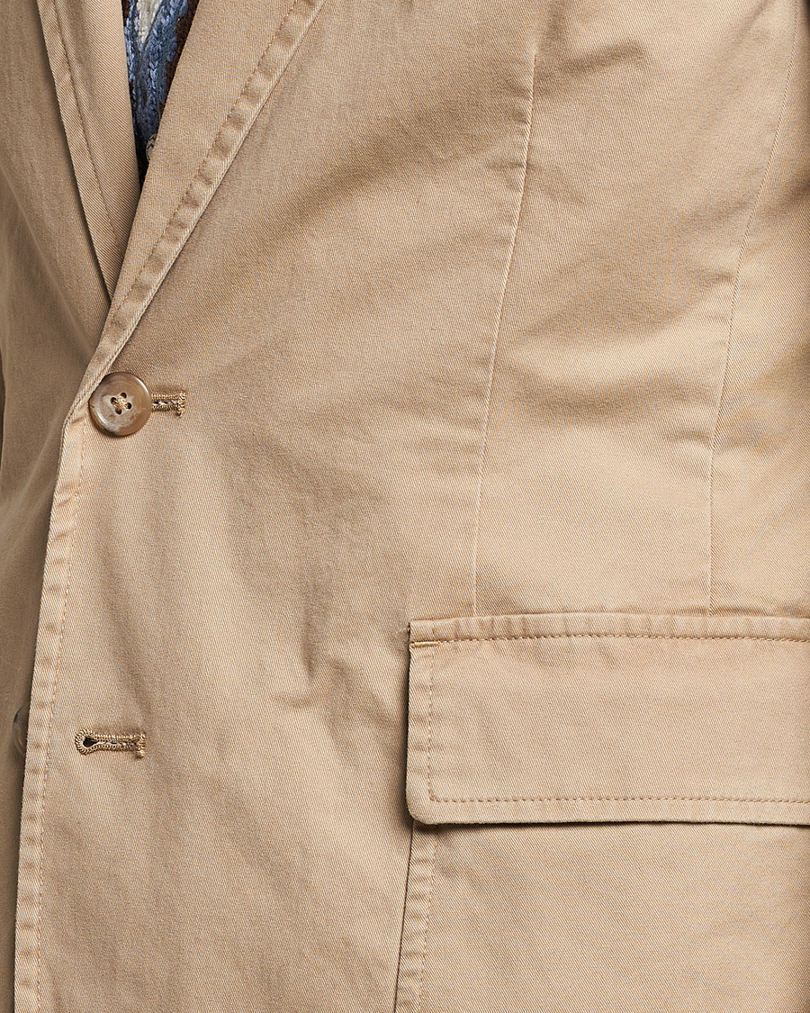 Herre | Dressjakker | Polo Ralph Lauren | Cotton Stretch Sportcoat Monument Tan