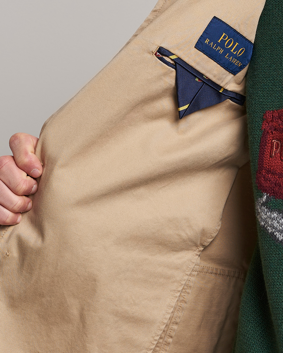 Herre | Dressjakker | Polo Ralph Lauren | Cotton Stretch Sportcoat Monument Tan