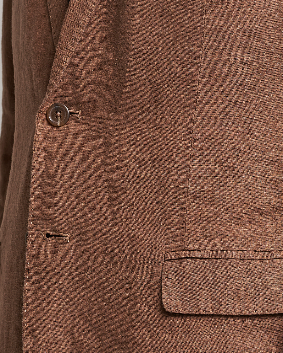 Herre | Dressjakker | Polo Ralph Lauren | Linen Sportcoat Luggage Brown