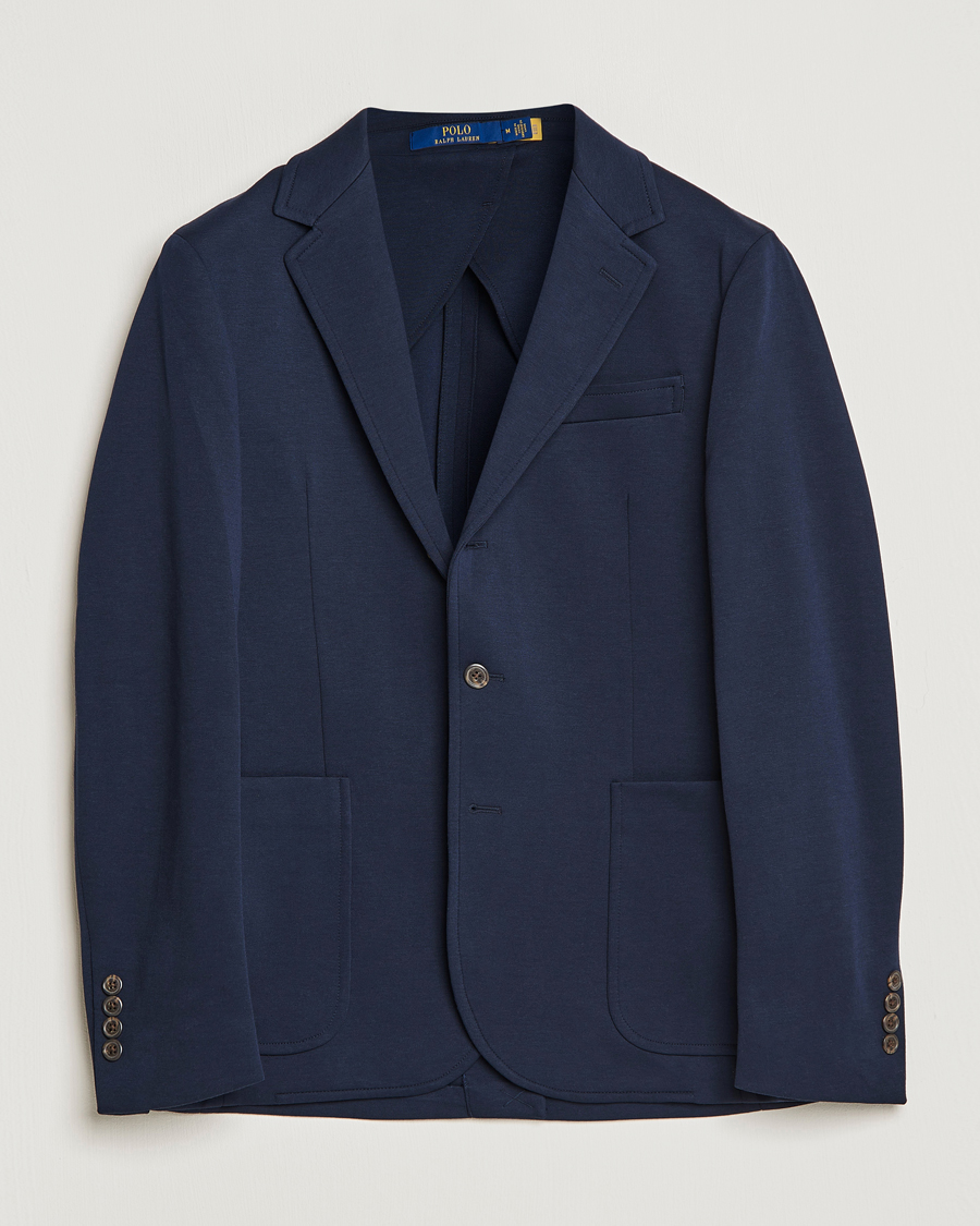 Herre | Dressjakker | Polo Ralph Lauren | Double Knit Jersey Blazer Aviator Navy