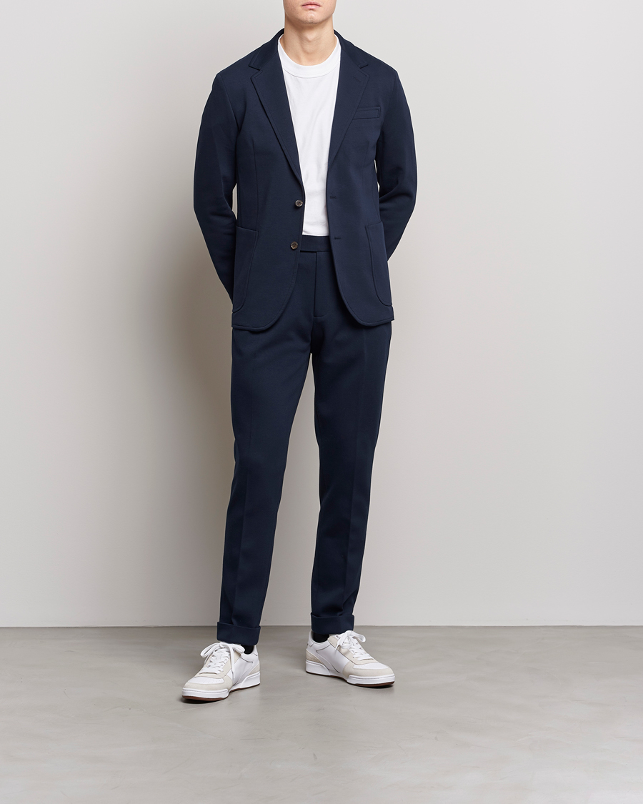 Herre | Dressjakker | Polo Ralph Lauren | Double Knit Jersey Blazer Aviator Navy