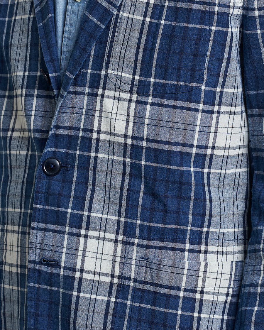 Herre | Dressjakker | Polo Ralph Lauren | Madras Indigo Checked Sportcoat Blue Multi