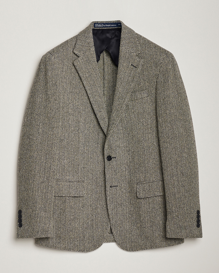 Herre | Dressjakker | Polo Ralph Lauren | Herringbone Sportcoat Black/Cream