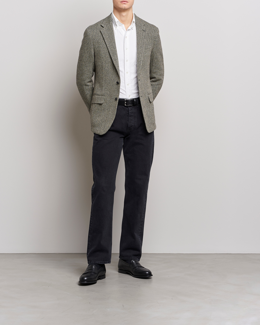 Herre | Dressjakker | Polo Ralph Lauren | Herringbone Sportcoat Black/Cream