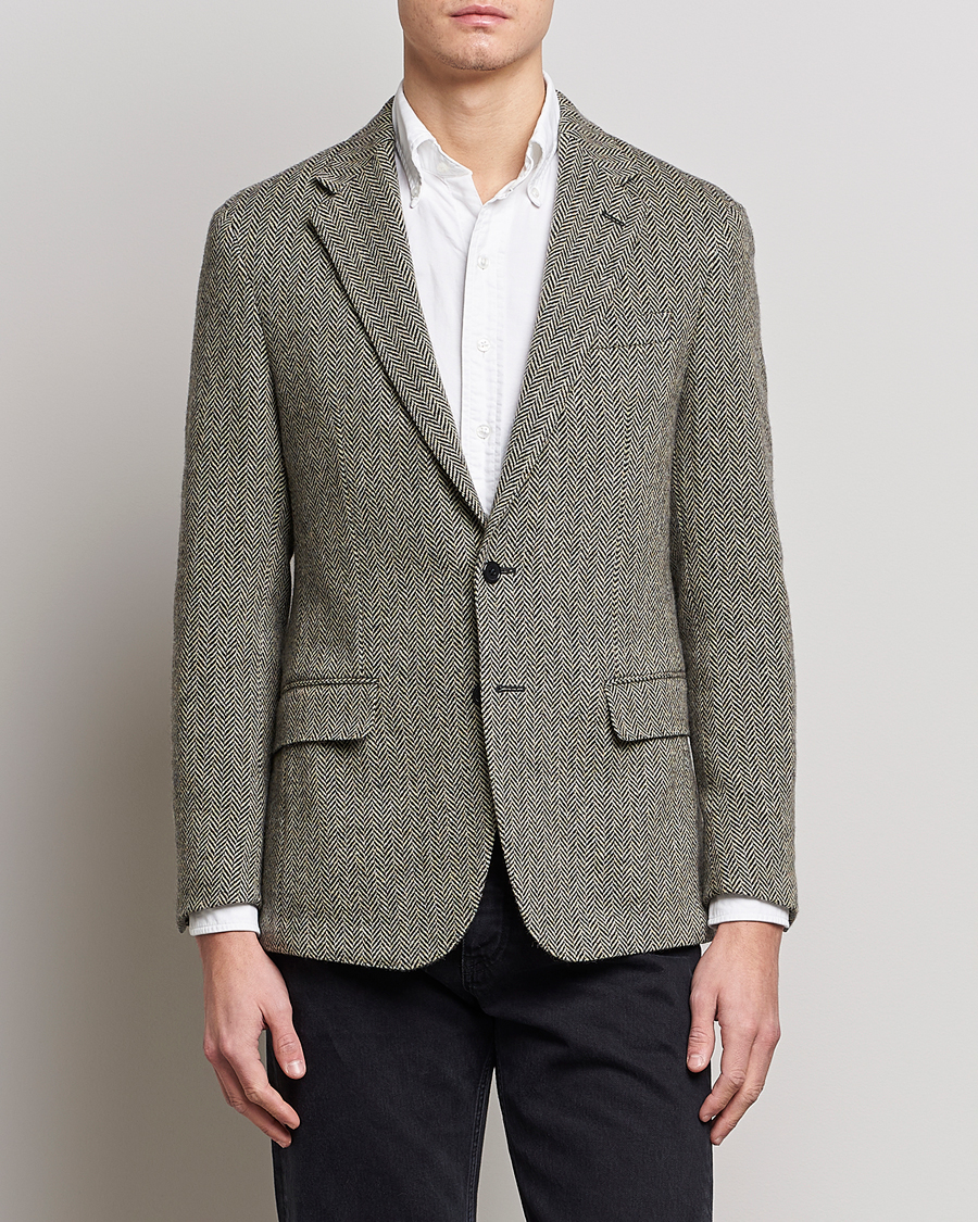 Herre | Dressjakker | Polo Ralph Lauren | Herringbone Sportcoat Black/Cream