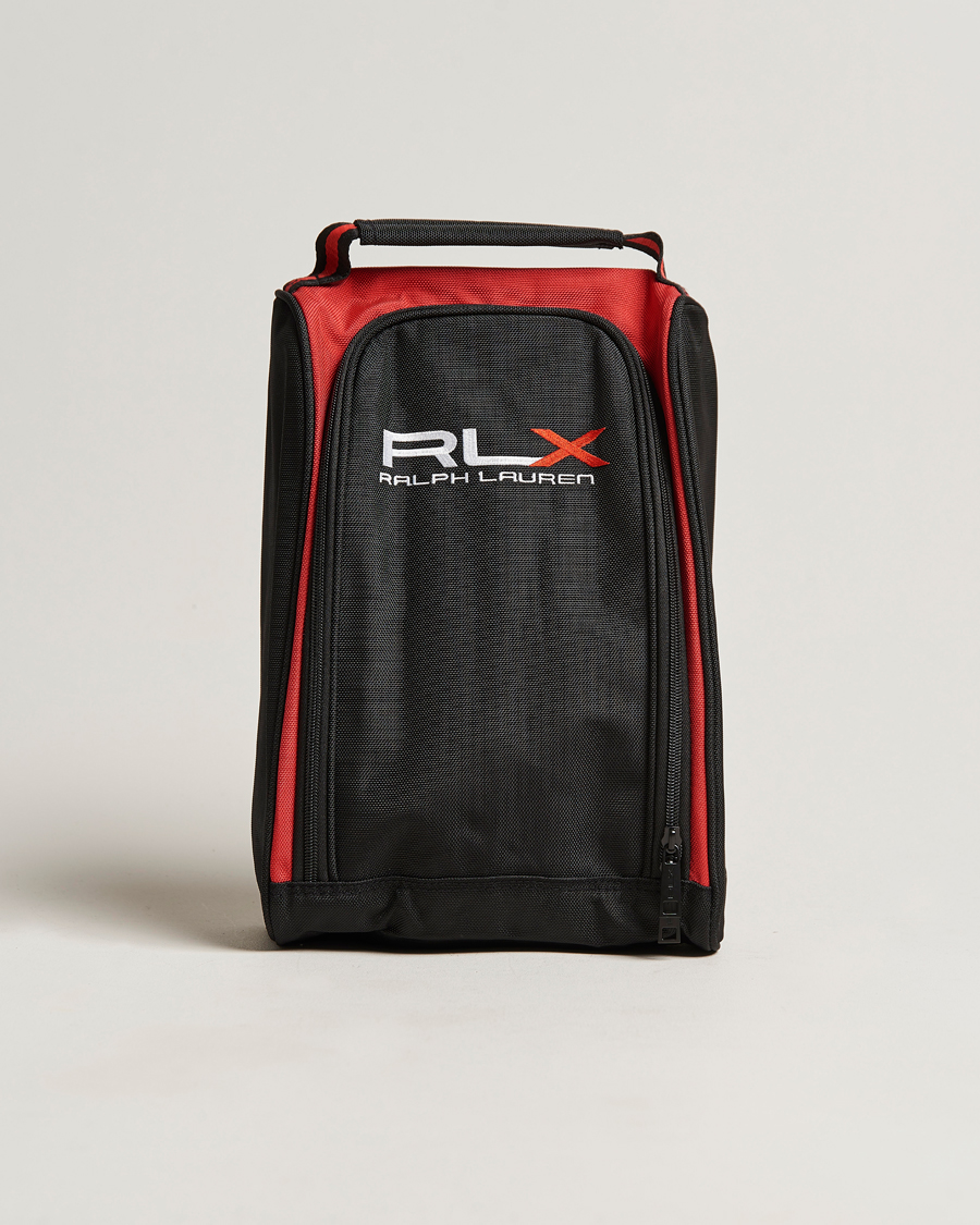Herre | | RLX Ralph Lauren | Golf Shoe Bag Black/Red