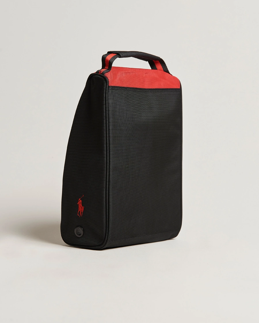 Herre | Vesker | RLX Ralph Lauren | Golf Shoe Bag Black/Red