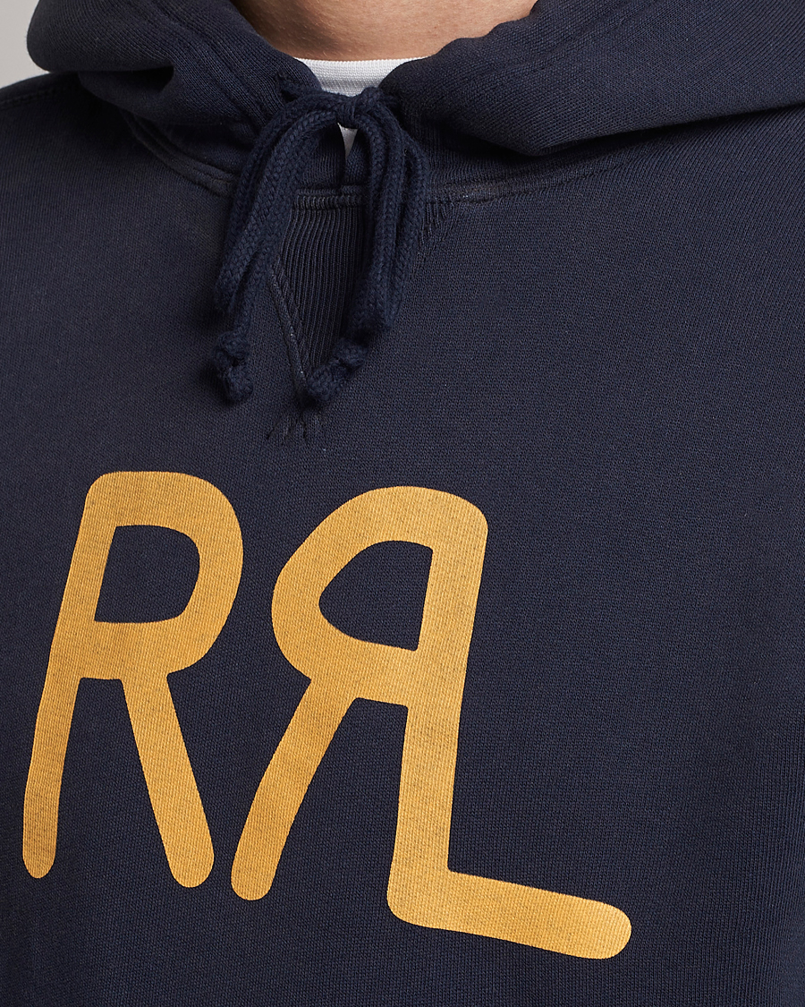 Herre | Gensere | RRL | Hooded Pullover Faded Navy