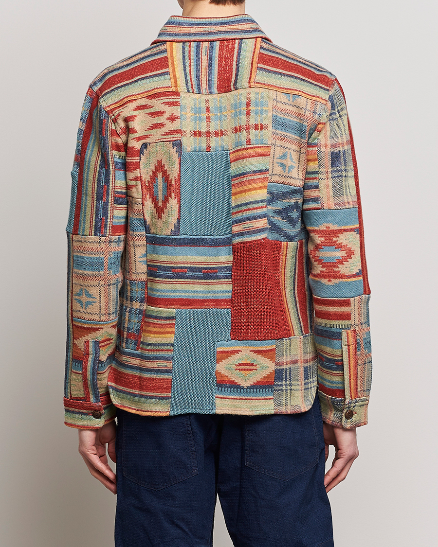 Herre | Skjorter | RRL | Limited Patchwork Workshirt Red Multi