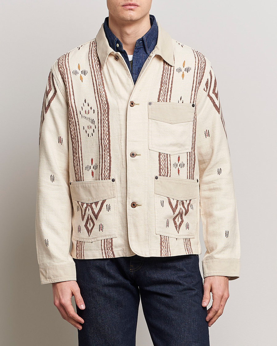 Herre |  | RRL | Mansfield Unlined Shirt Jacket Stone