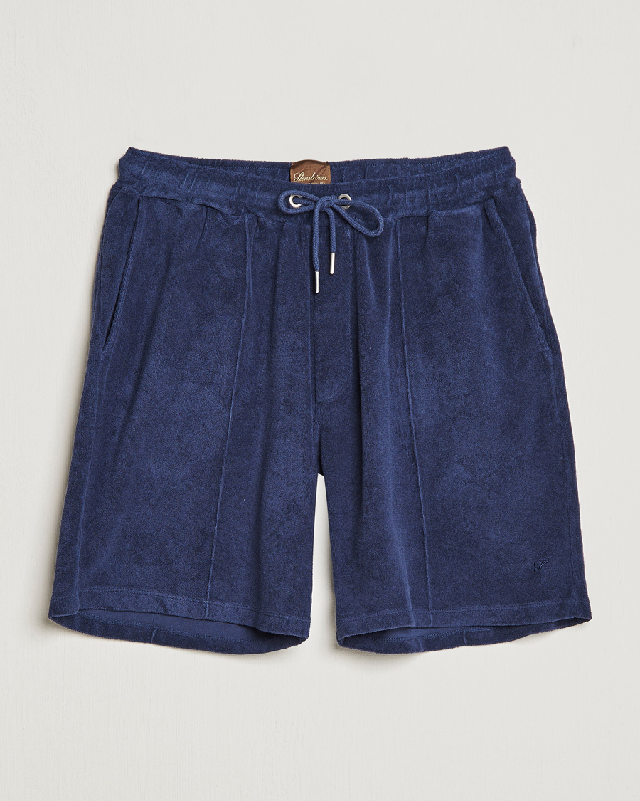 Herre | Shorts | Stenströms | Terry Cotton Shorts Navy