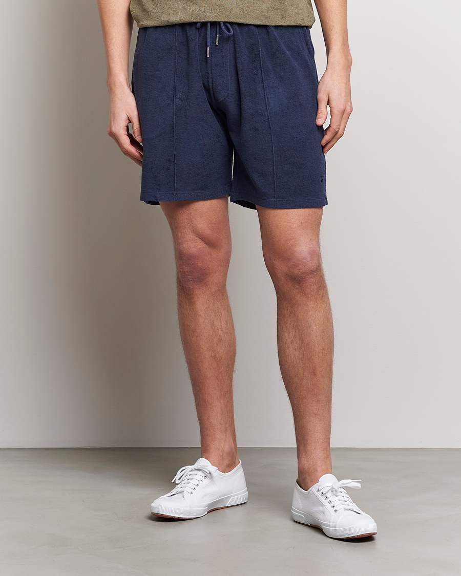 Herre |  | Stenströms | Terry Cotton Shorts Navy