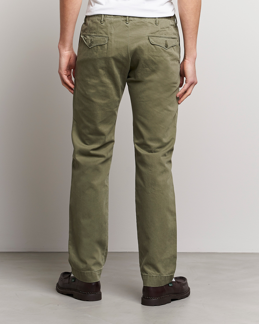 Herre | Bukser | RRL | Officers Flat Pants Olive