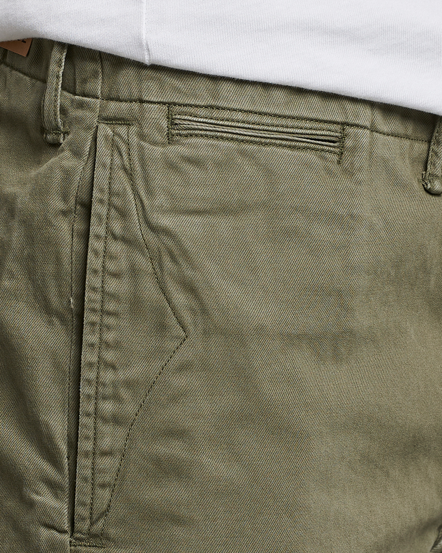 Herre | Bukser | RRL | Officers Flat Pants Olive