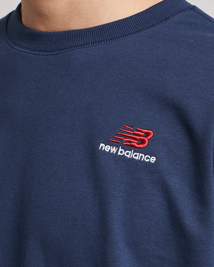 Herre | Gensere | New Balance | French Terry Sweatshirt Natural Indigo