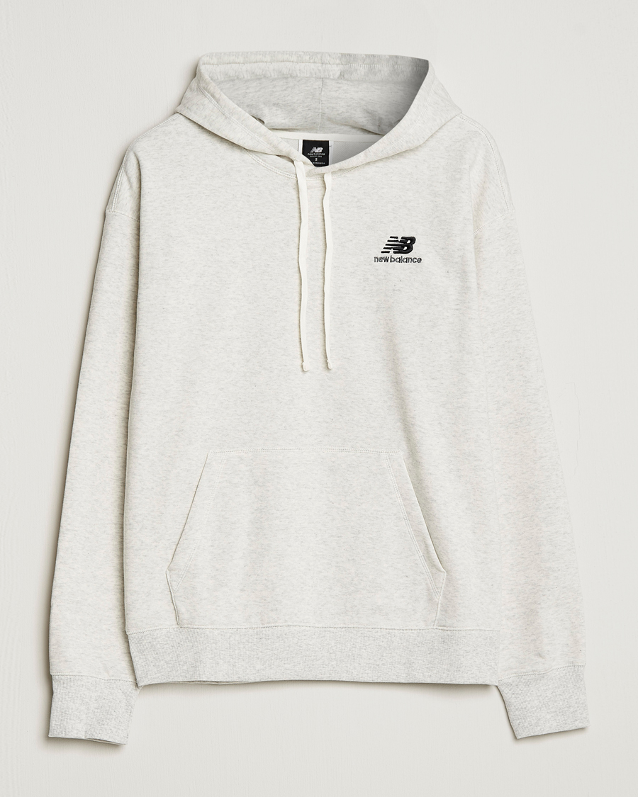 Herre | Gensere | New Balance | Essentials Hoodie Sea Salt Heather