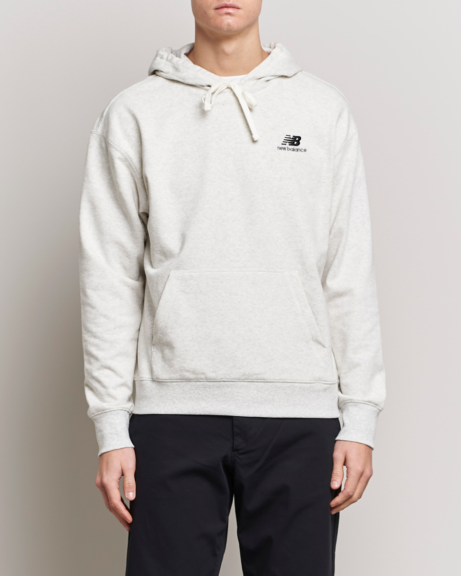 Herre | Gensere | New Balance | Essentials Hoodie Sea Salt Heather