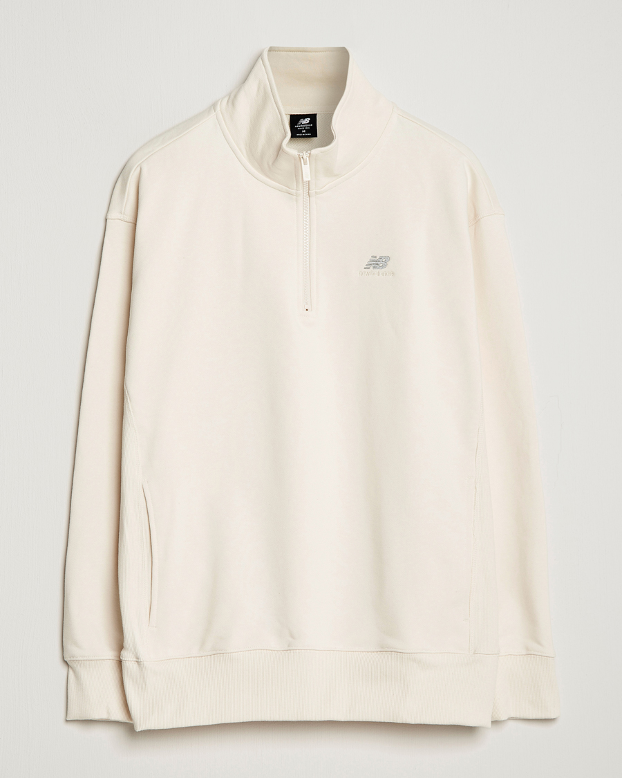 Herre | Gensere | New Balance | Athletics 90s 1/4 Zip Sweater Greige