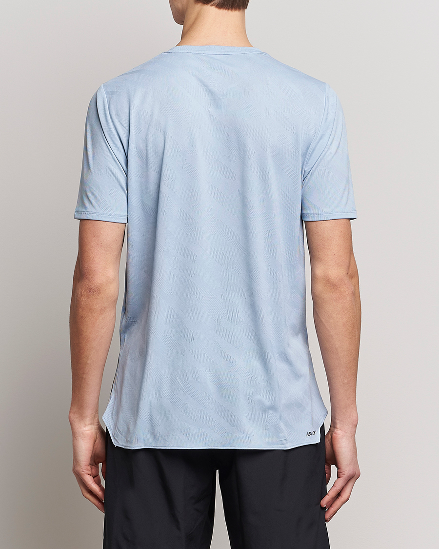 Herre | T-Shirts | New Balance Running | Q Speed Jacquard T-Shirt Light Arctic Grey