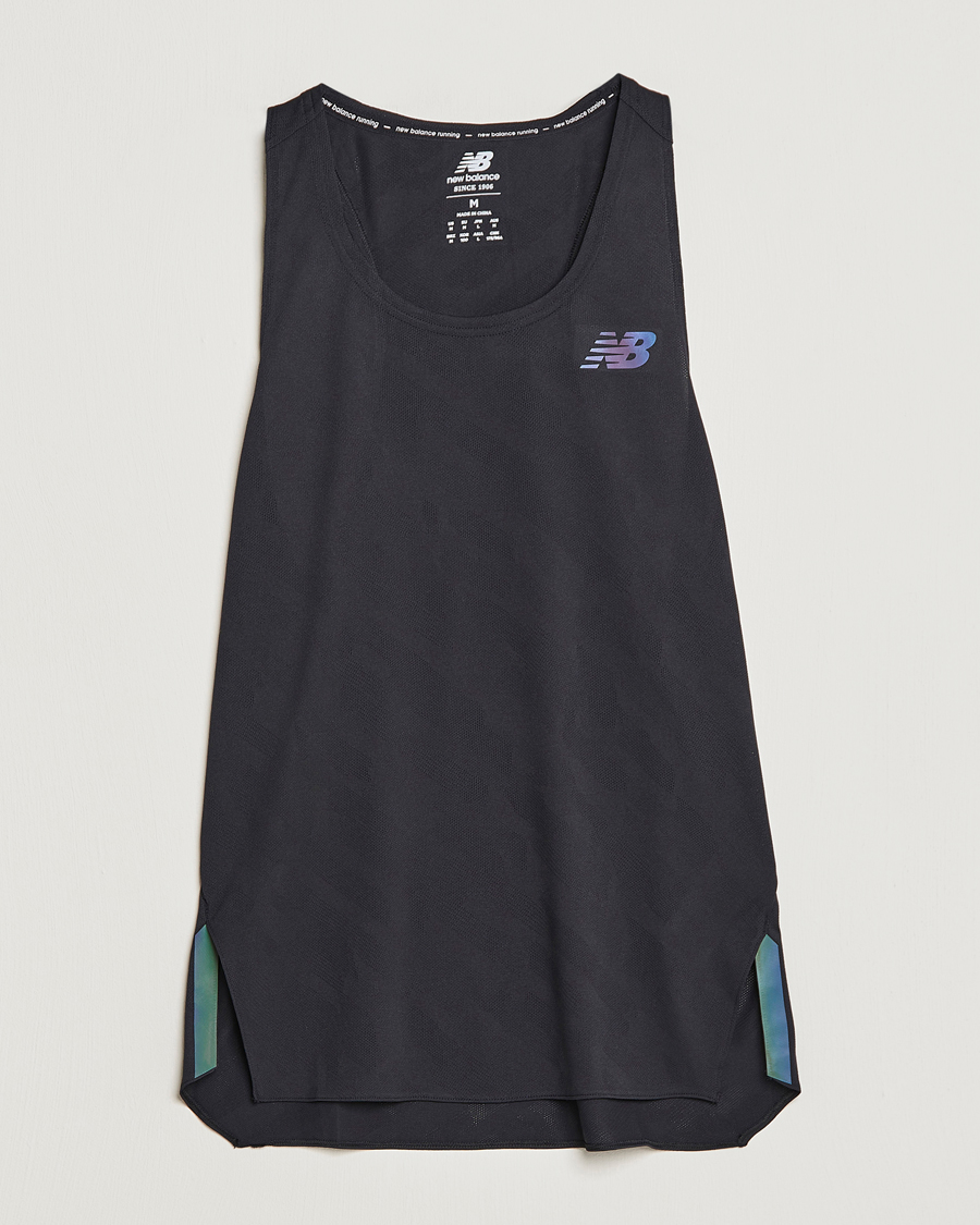 Herre | T-Shirts | New Balance Running | Q Speed Jacquard Singlet Black