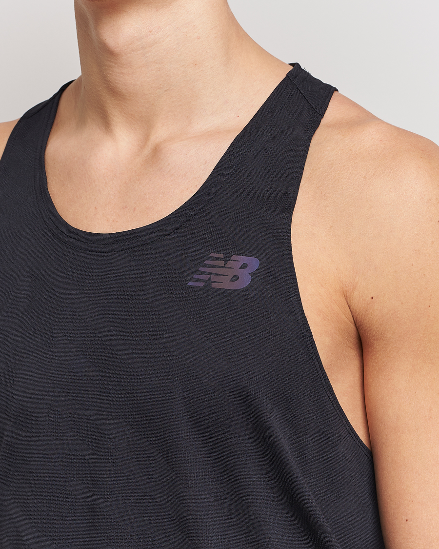Herre | T-Shirts | New Balance Running | Q Speed Jacquard Singlet Black
