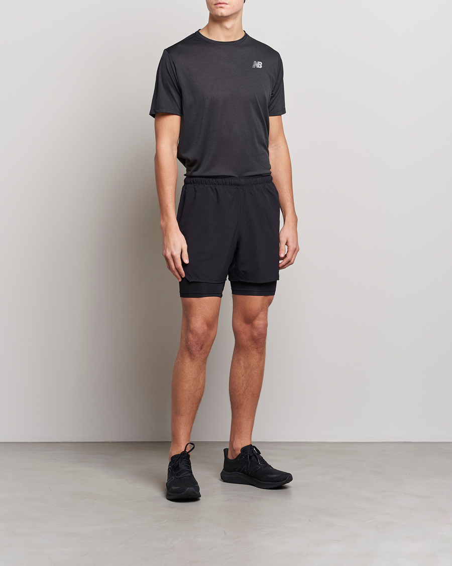 Herre | T-Shirts | New Balance Running | Impact Run T-Shirt Black
