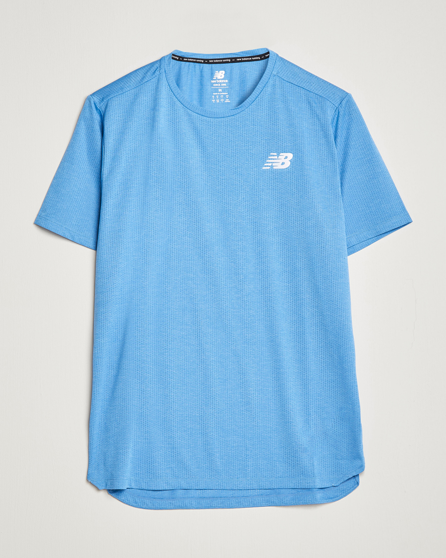 Herre | T-Shirts | New Balance Running | Impact Run T-Shirt Heritage Blue