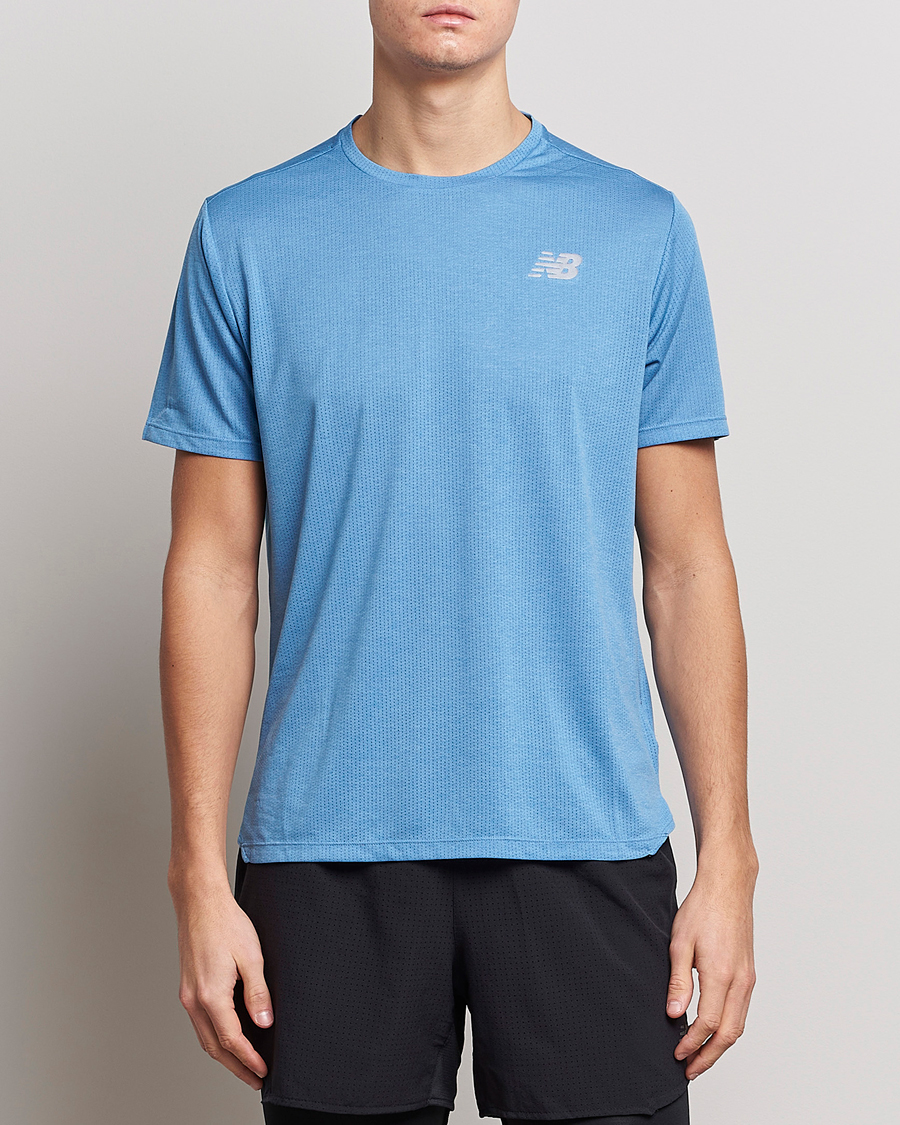 Herre | T-Shirts | New Balance Running | Impact Run T-Shirt Heritage Blue
