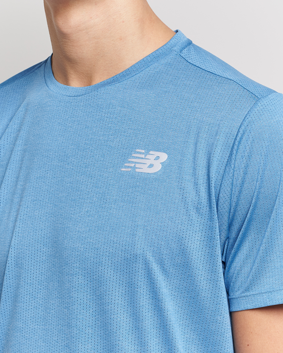 Herre | T-Shirts | New Balance Running | Impact Run T-Shirt Heritage Blue