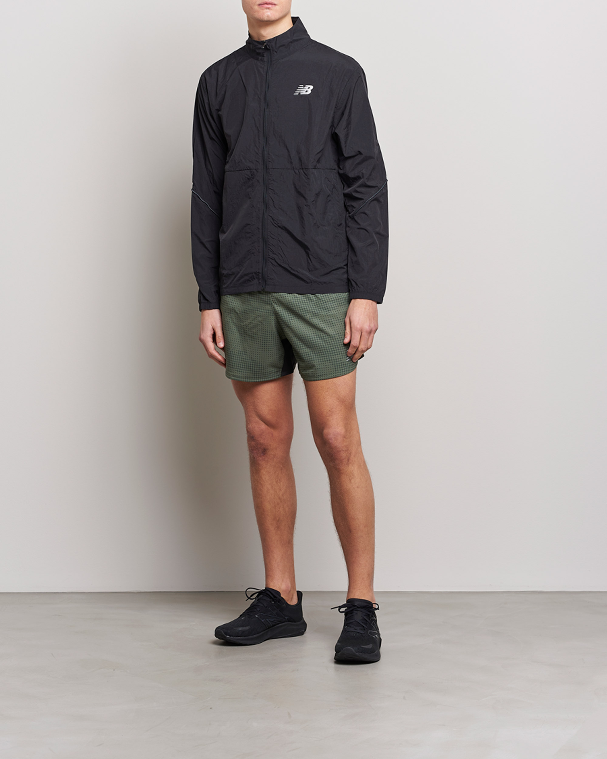 Herre | Shorts | New Balance Running | Impact Run 5 Inch Shorts Deep Olive