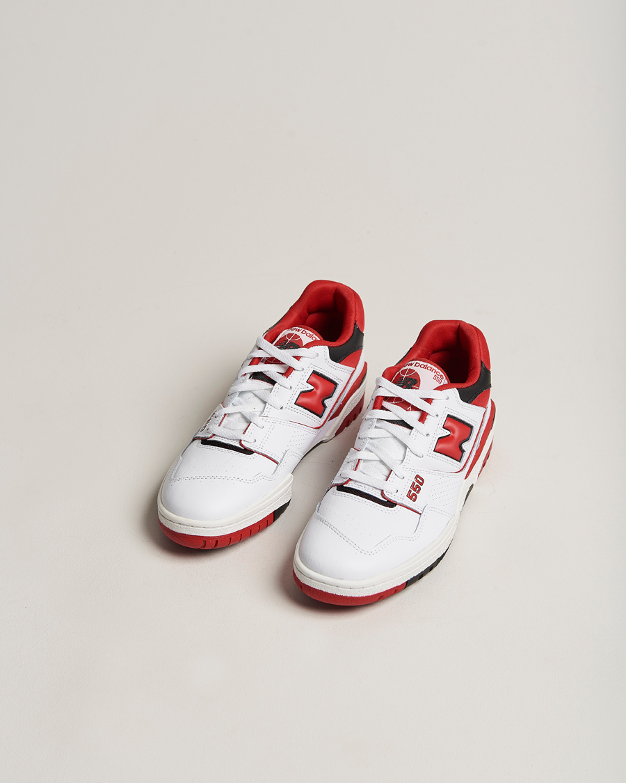 Herre | Hvite sneakers | New Balance | 550 Sneakers White/Red