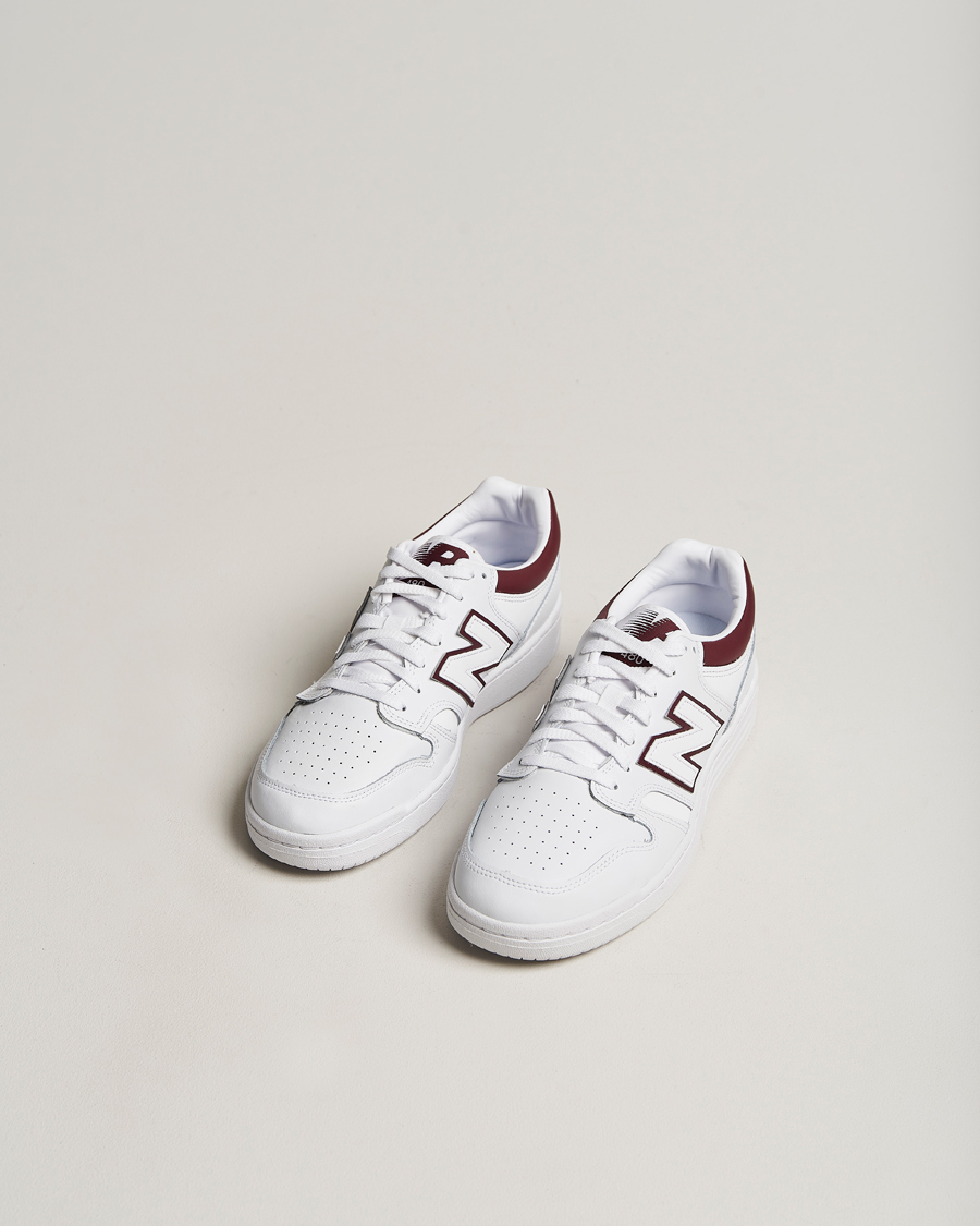 Herre | New Balance | New Balance | 480 Sneakers White/Burgundy