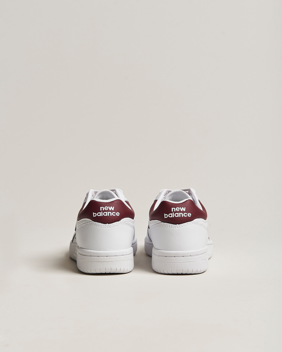 Herre | New Balance 480 Sneakers White/Burgundy | New Balance | 480 Sneakers White/Burgundy
