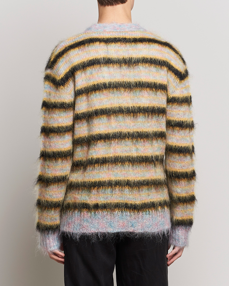 Herre | Gensere | Marni | Striped Mohair Cardigan Multicolor