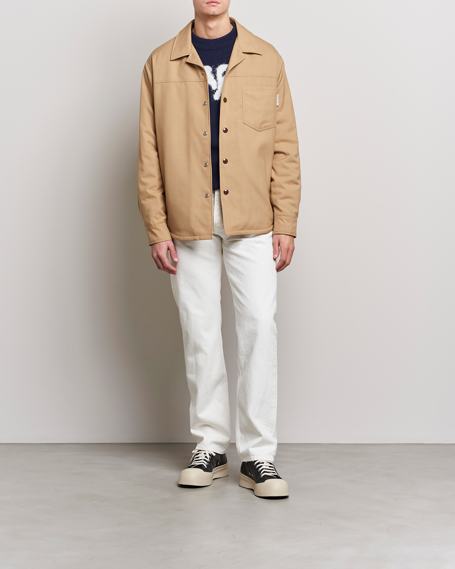 Herre | Jakker | Marni | Virgin Wool Shirt Jacket Dijon